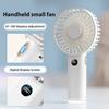 Handheld Fan Portable Mini USB Hand Fan 3600mAh Rechargeable Stepless Speed Control Display Nightlight