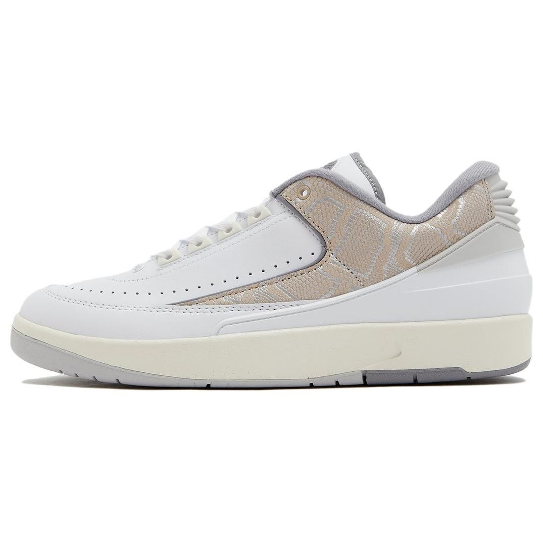 

Мужские кроссовки Air Jordan 2 Retro Low Python белые цементно-серые Sanddrift DV9956-100 48.5