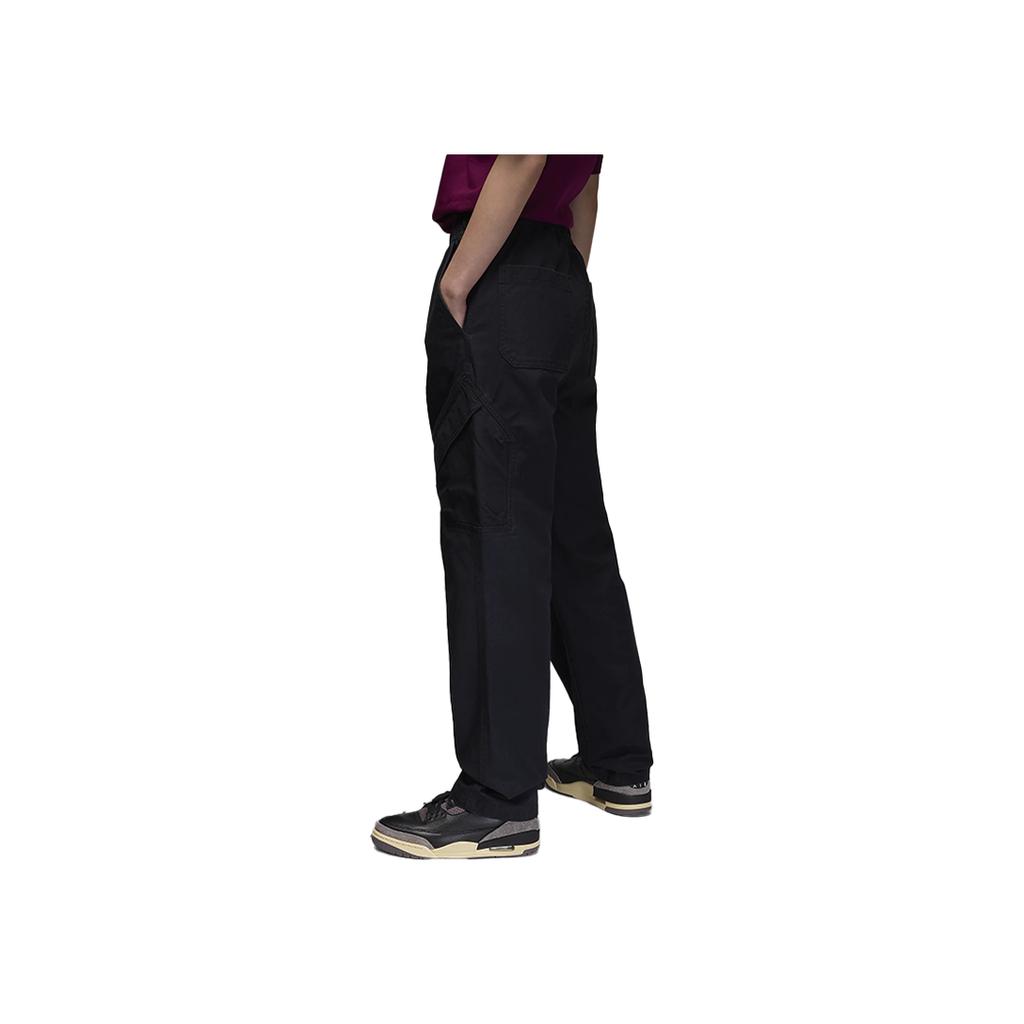 Jordan Chicago Breathable Solid Color Mid Waist Straight Leg Cargo Pants Men pants Black FV7255-010