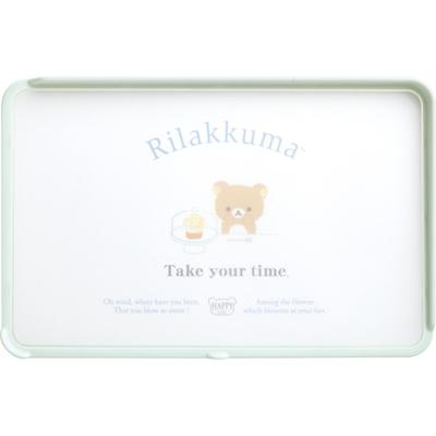 San-X Schneidebrett aus der Küchenserie „Rilakkuma Lettering“, Größe KA29101: Ungefähr H210 x B325 x T20mm