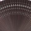 [TOuWA] Men's and Women's Silk Folding Fan with Bamboo Frame and Japanese Pattern - Lightweight, Japanese Souvenir, Festival, Fireworks Display,