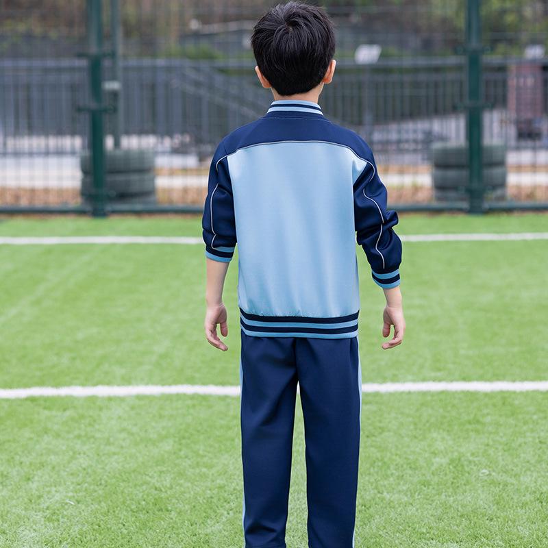 Spring & Autumn School Sportswear Set: Parent-Child, Long Sleeve & Pants for Elementary To High School Uniforms