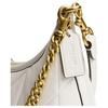 Coach Jliet 25 Logo Lambskin Shoulder Bag Medium Women Shoulder Bag Chalk-White CEM90-B4HA