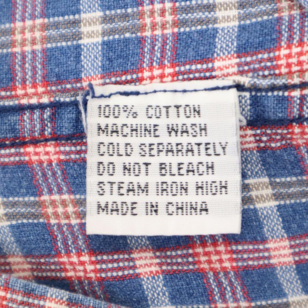 Reyn Spooner 90s Old Swimsuit Tags Check Pattern Short Sleeve Half Button Button Down Shirt Men's Used