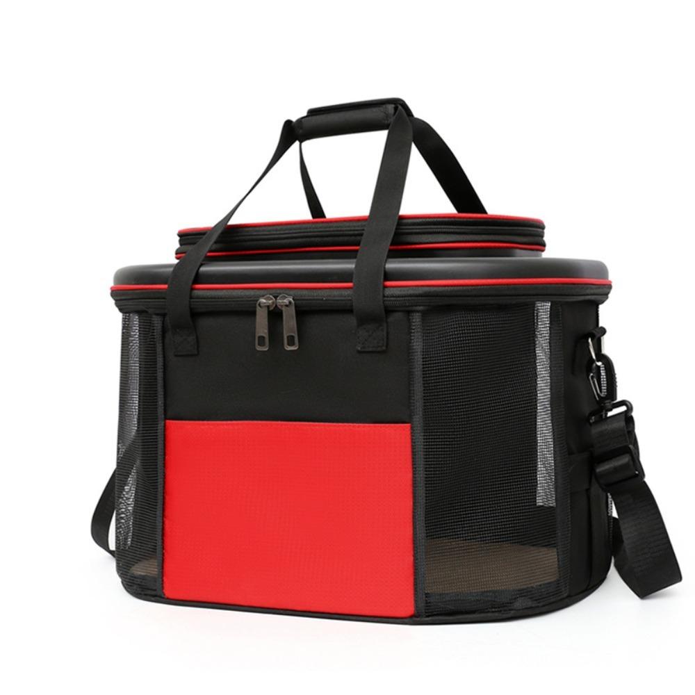 

With Wheels Cat Trolley Bag Foldable Breathable Pet Handbag Detachable Wheels Lightweight Cat Travel Carrier For Pet Going Out