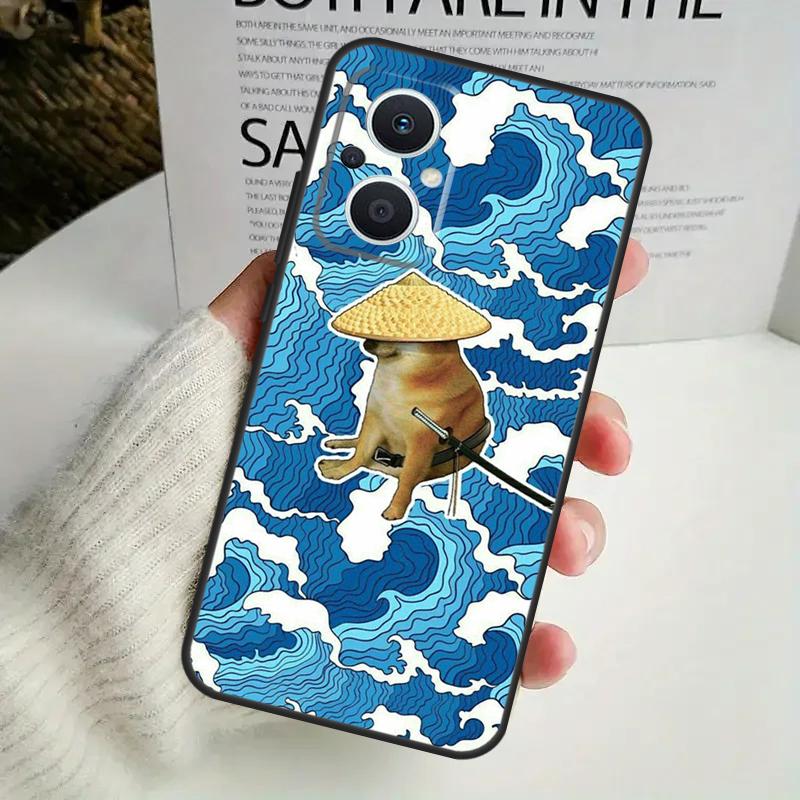 Doge Case For OPPO Reno 12F 13F 14F 10 11 12 13 14 Pro 8T 7 8 Lite OPPO Find X6 X5 X8 X9 Pro Cover