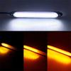 1 Pair Car Waterproof LED Sequential Daytime Running Light Turn Signal DRL Strip