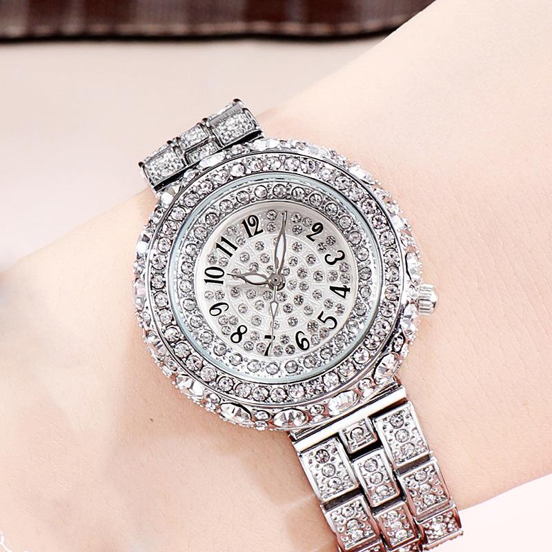 Ladies Watch Rose Gold Diamond Women'S Watch Waterproof Hand Watch Recommended Waterproof Fashion Women'S Watch