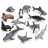 Mini Ocean Animal Figures Whales Animal Easter Cake Top Delicate Skin Texture Detailed Appearances Decorations