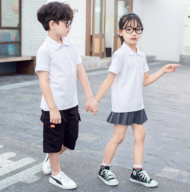 Dziecięcy Krótki Rękaw Lato Odzież Dziecięca Średnia Duża Dziecięca Koszulka Bawełniana Paski Koszulka Polo