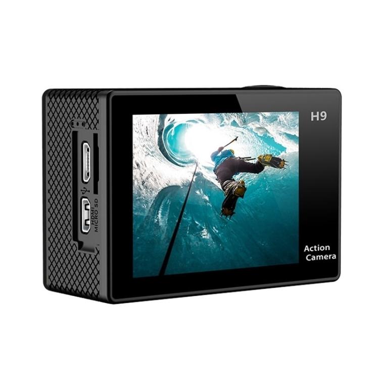 H9 4K Ultra HD1080P 12MP 2 Inch LCD Screen WiFi Sports Camera, 170 Degrees Wide Angle Lens, 30m Waterproof