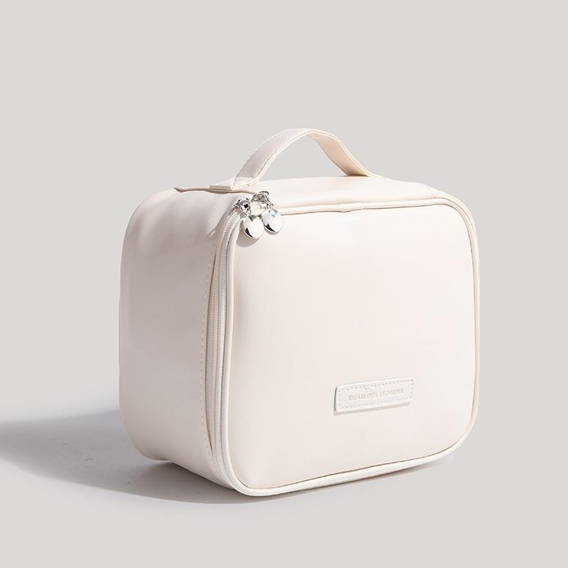 Portable Large Capacity Travel Makeup Bag, Cosmetic Storage Case For Makeup Brushes & Beauty Supplies