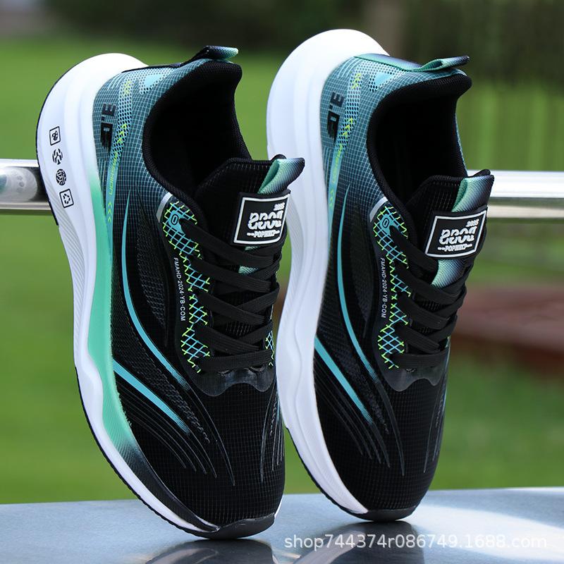 

Carbon plate. Running shoes Spring and Autumn new breathable mesh shoes Ultra-light student rebound cushioning casual sports shoes 44