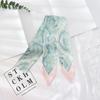 New Summer 130*7 Ins Small Hairband Lovely Print Long Silk Scarf Wrist Ribbon Skinny Scarf For Women