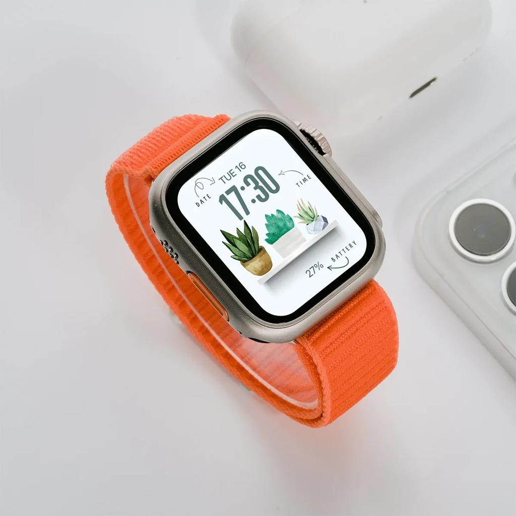 Armband+Hülle Für Apple Watch S11 10 9 8 7 6 5 4 Nylon Sportband Glas+Vollständige Abdeckung Bumper Für Iwatch 46 45 44 40 41mm Armband