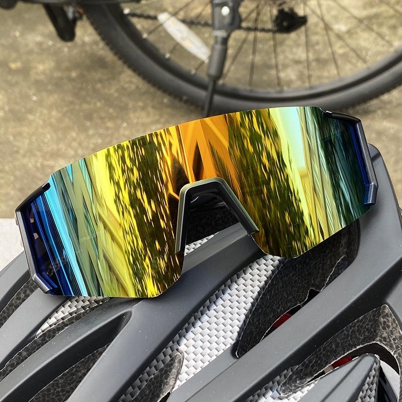 Men's and Women's Large Frame Glasses Windproof Light Proof Over The-counter Lenses Scratch Resistant