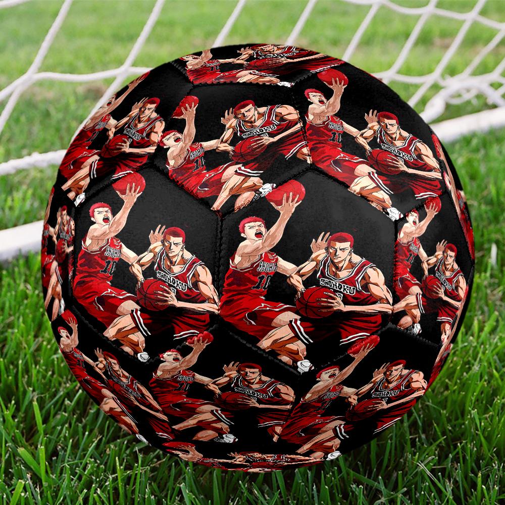Slam Dunk Theme Size 5 Soccer Ball, Suitable for Both Indoor and Outdoor Matches, a Gift Suitable for Everyone.