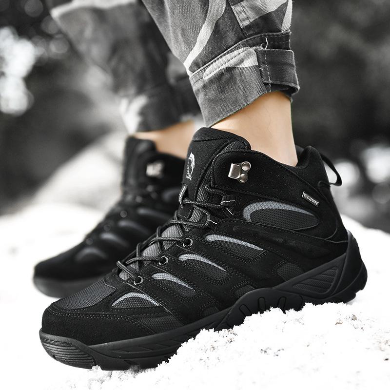 Military boots men's large size combat boots desert boots hiking shoes large size men's shoes non-slip and wear-resistant outdoor training shoes