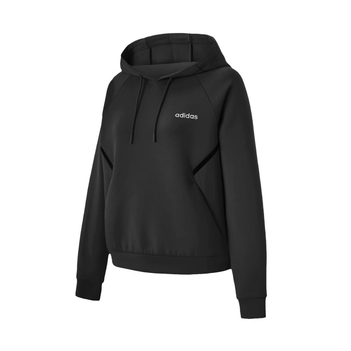 Adidas Sweatshirts Women s Black Hooded Moderate KC2189 XL