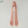700g Alta Qualità 59" 150cm Lunga Dritta Parrucca Cosplay Con Frangia Biondo Marrone Rosso Verde Blu Resistente al Calore Colori Capelli Parrucche Anime