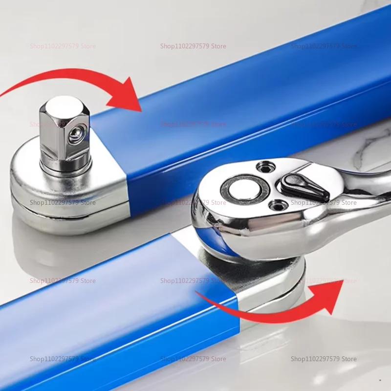 Mehrgrößen-Verlängerungs-Ratschenschlüssel-Set 1/2 1/4 3/8 Null-Offset Flexibles Universalwerkzeug für engen Raum Autoreparatur Getriebe