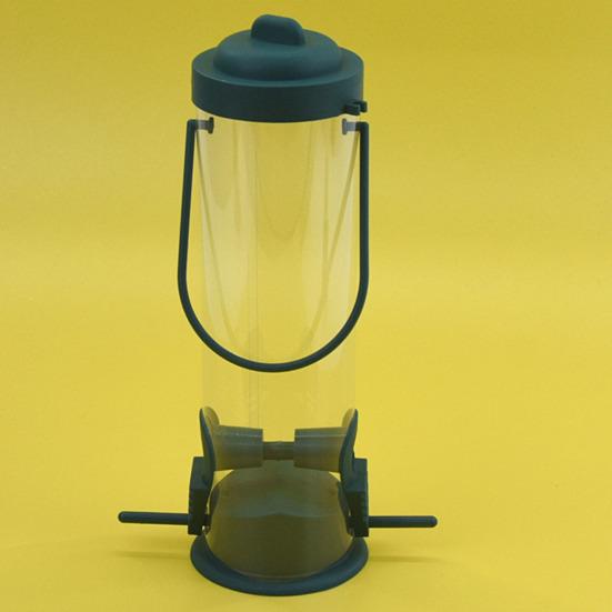 Outdoor Hanging Bird Feeder Hummingbird Food Holder Transparent Large Capacity Easy To Refill Wild Bird Feeder