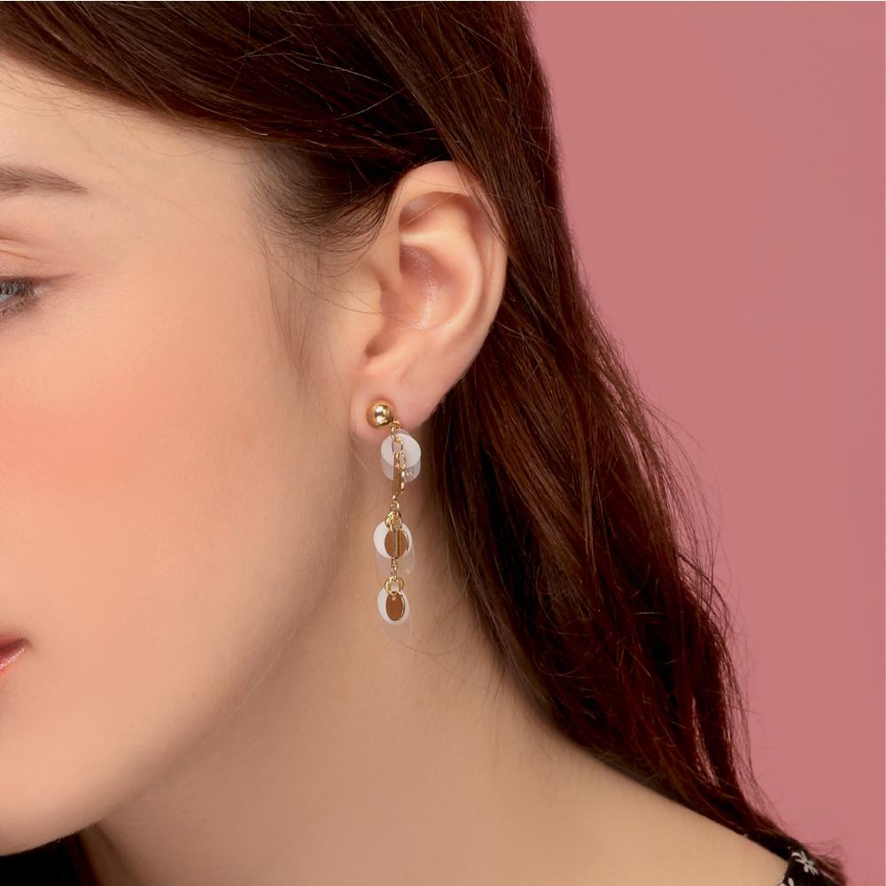 My Omelet Snow Dot Earrings