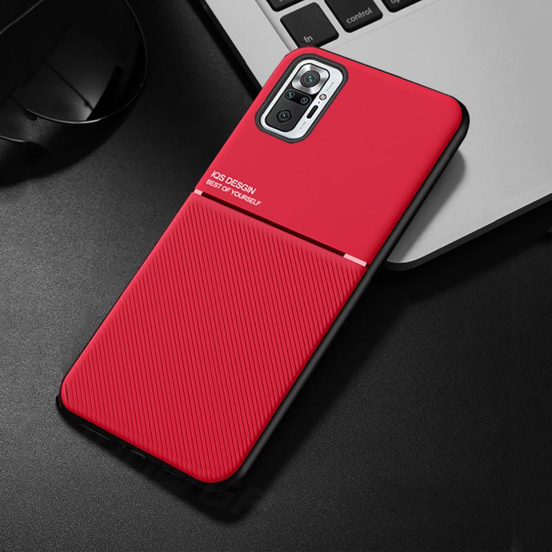 Luksusowy skórzany pokrowiec na Xiaomi Redmi Note 10 9T 9S 9 7 8 Pro 9AT 9C 8A 7A K20 Mi 11 9T 10T uwaga 10 Lite Pro Poco M3 X3 NFC matowy miękki pokrowiec z tpu