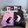 Mystic Hands Decor Set Soft Comfortable Duvet Cover Bedding Set Included 1*Duvet Cover & 2*Pillowcases, Gift