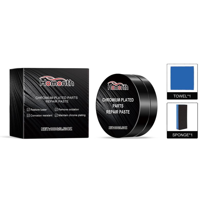Metal Surface Polishing Cream Restores Chrome Shines Invisible Coating Rust Removal Solution For DIY Home Workshop