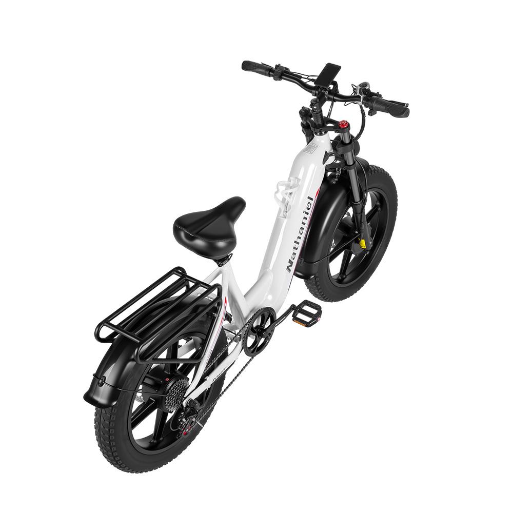 Nathaniel SYR08 E-Bike da Fuoristrada Batteria 48V20Ah Pneumatici Fat da 20 Pollici Doppio Motore 2*1000W Bicicletta Elettrica All-Terrain per Adulto
