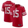 Mens NFL San Francisco 49ers Embroidered Football Jersey Short Sleeve Sport T-Shirt Fans Casual Wear