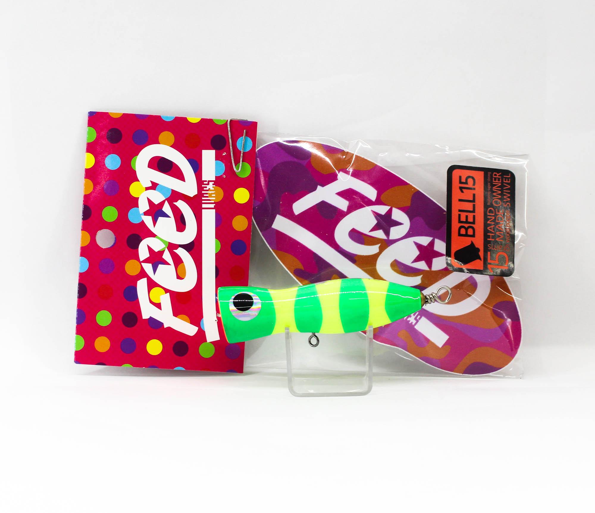 

Feed Lures Bell 15 Плавающая приманка из дерева ручной работы с поппером 15 грамм 77 (3077)