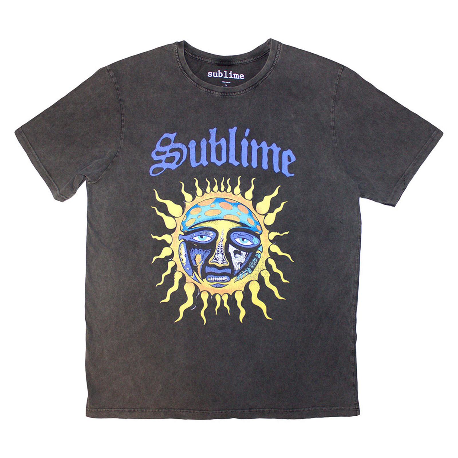 Sublime Sun Band Logo Stone Wash T Shirt L