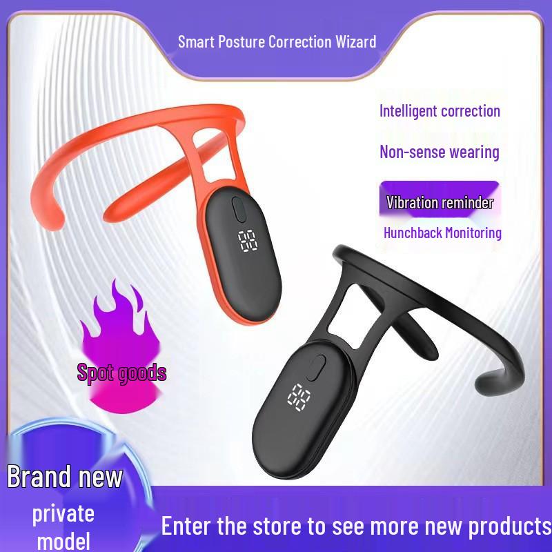 Smart Posture Corrector with LCD for Neck, Hunchback & Sitting - For Children & Adults