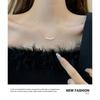 Pearl necklace - unique vintage fairy style pendant, minimalist and versatile choker for women