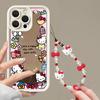 Mirror Makeup Hello Kitty Bracelet Phone Case For Xiaomi MI 15T POCO X8 Pro Max Ultra F7 M7 X7 X5 F5 X6 PRO M6 C40 5G Cute Cover