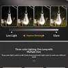 1 Set Rechargeable Smart Dimmable E27 Bulbs With Timing Cordless Battery Operated Light Bulb Rgb/3 Color Usb Led Lamp Bulb