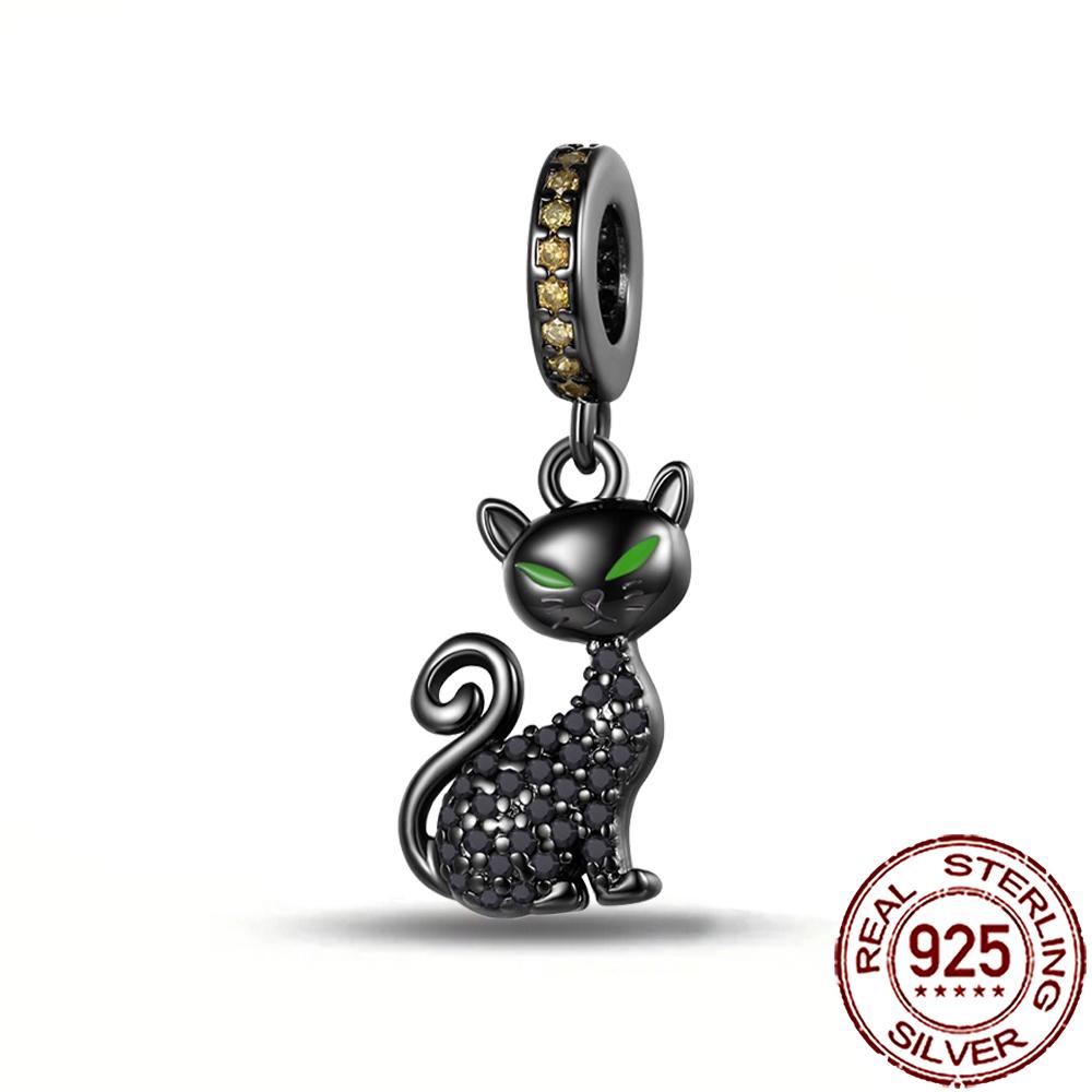 New Charms Copper Cat Dog Flamingo Chameleon Axolotl Animal Beads Fit Bracelet Necklace Women Diy Jewelry