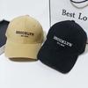 Breathable Embroidered Letter Peaked Cap Anti-UV Women Sunshade Hat Men Baseball Hat  Spring