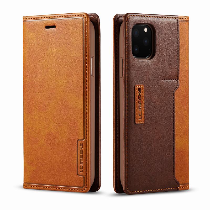 Buy Leather Flip Case for IPhone 11 Pro Max Cover X Xs Xr 7 8 Plus ...