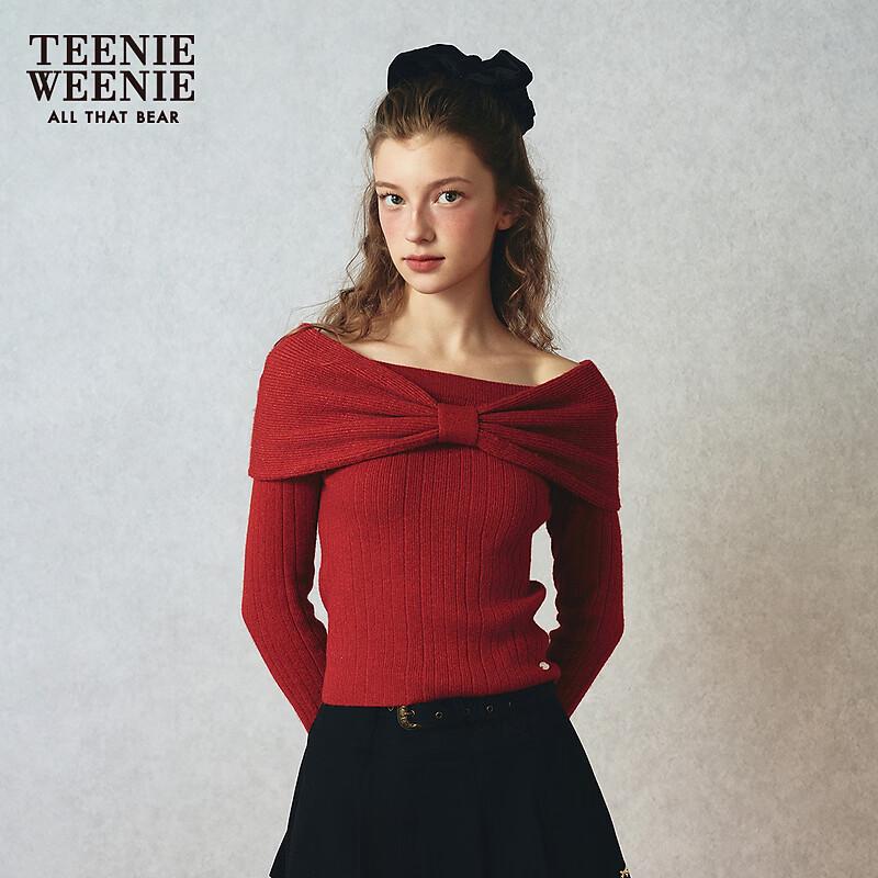 Teenie Weenie Women's Bear Knit Sweater