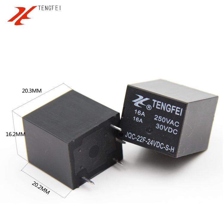 TF22F 16A High Power 4-Pin Small Relay 152F (12V/24V/220V)