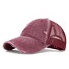 Baseballkappe Sommer Unifarben Atmungsaktive Netzkappe Outdoor Sonnenschutzkappe
