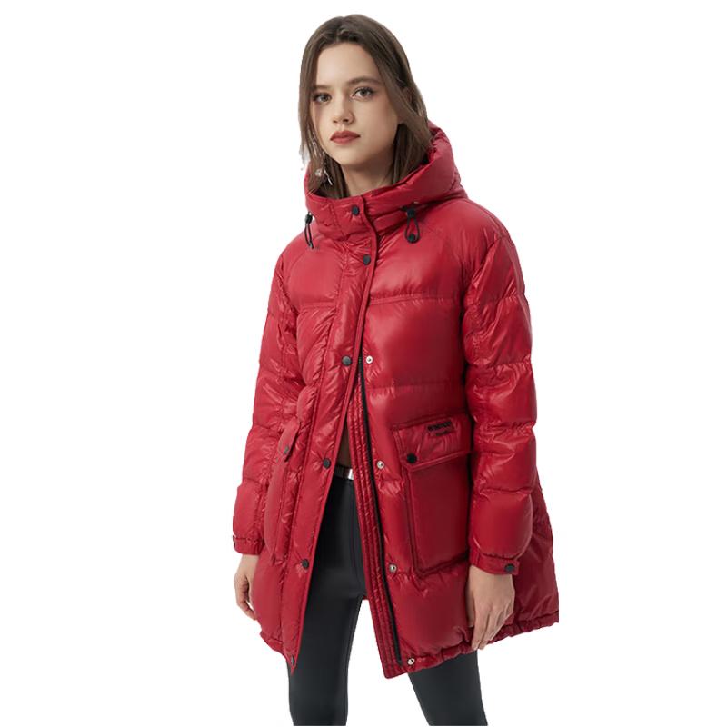 

Jinyujie Women s Winter College Style Hooded Down Jacket M (under 130 jin)