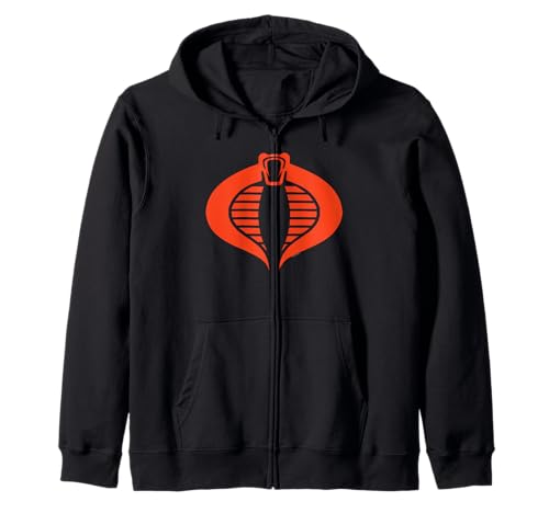 G.I. Joe A Real American Hero Cobra Command Logo Zip Hoodie
