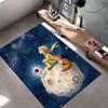 Little Prince and Fox Galaxy Scene suitable as a non-slip mat for the living room or bedroom sofa