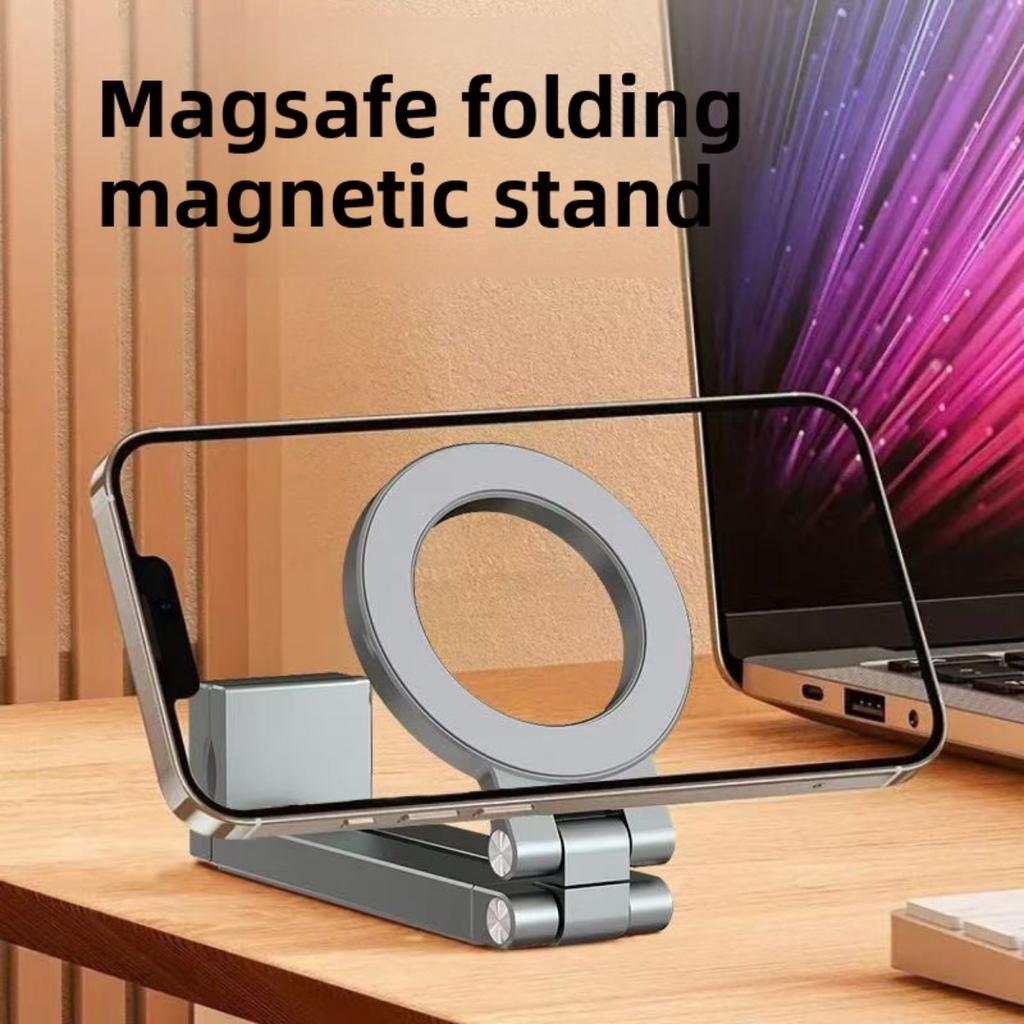 Multi functional magnetic travel airplane high-speed rail desktop folding adjustable portable phone holder