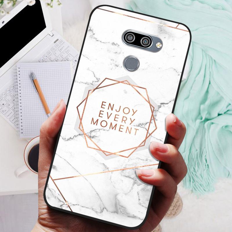 for LG K50 Q60 Case K 50  Soft TPU Silicone Phone Covers for LG Q60 LGK50 K 50 LGQ60 Case Bumper  Q 60 Shockproof Coque Cover