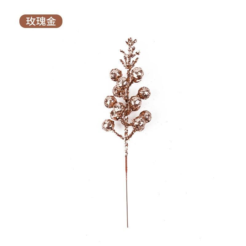 Plastic Christmas Flower Decorations Tree Ornamentation Festive Holiday Party Home Xmas Decoration Supplies
